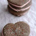 I knew I would love these cookies as soon as I saw them. I mean they are so cute but once you make them you’ll see just how delicious they are too. This chocolate covered strawberry cookie recipe is so easy to make but turns out so yummy too. Great for a Valentine’s Day dessert or for a Valentine’s Day party. These are not your average Valentine’s Day cookie.