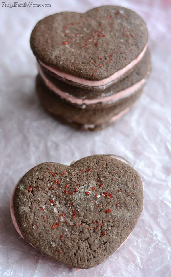 I knew I would love these cookies as soon as I saw them. I mean they are so cute but once you make them you’ll see just how delicious they are too. This chocolate covered strawberry cookie recipe is so easy to make but turns out so yummy too. Great for a Valentine’s Day dessert or for a Valentine’s Day party. These are not your average Valentine’s Day cookie.