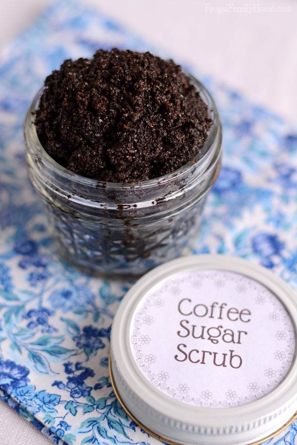 I love this idea for using coffee in a sugar scrub recipe. It’s so easy to make only taking 3 ingredients and a few minutes. Makes my skin feel great too. Even though I don’t like coffee this sugar scrub is one I’ll be making over and over again. This is a great one to make to deal with that winter dry skin or use in the summer to smooth out those rough dry spots on the skin. The coffee and sugar make great exfoliators. Plus you can upcycle your old coffee ground into this recipe too.