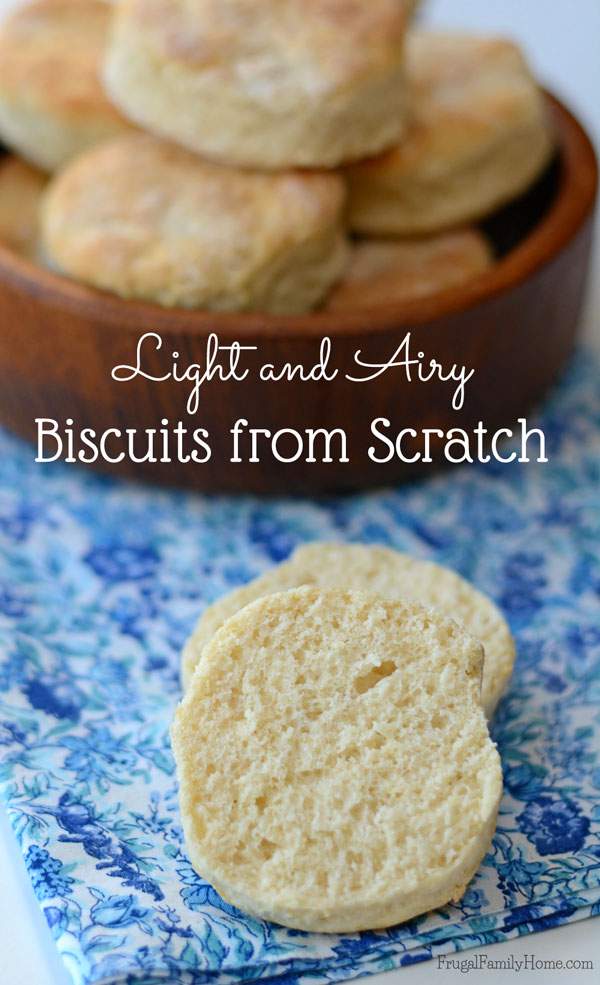 I used to buy those canned biscuits all the time until I started making them from scratch at home. This recipe for homemade biscuits is really delicious. This biscuit recipe is so easy to make and they turn out much better than the pop can biscuits. They only take a few minutes to make and cost less than the pop can biscuits too.