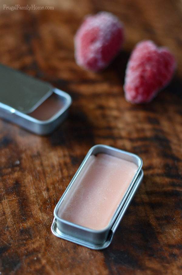 I love this diy raspberry lip balm. It’s easy to make with just five ingredients and just a few minutes of time. I’ve made a couple of batches of this lip balm and I really like it plus everyone I’ve shared it with loves it too. If you want to get started making your own beauty recipes this one is definitely a great one to start with.