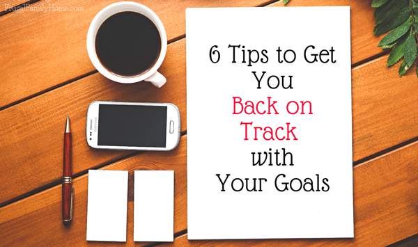 This is just what I needed to help refocus myself on my goals. If you are struggling with your goals, I'm sure these 6 tips with help. I know I'm not really good about doing number 5 but I'm going to start now.