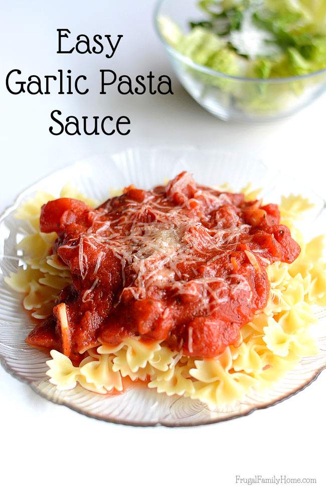 Make your deals own pasta sauce