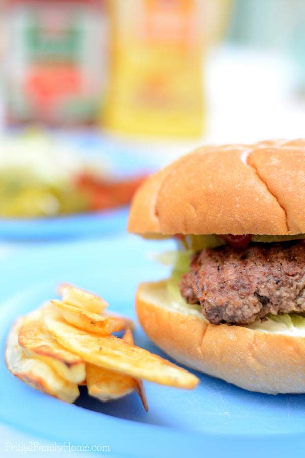 We eat out every once in a while but when I see how much I can really save by burgers at fries at home, it really makes me reconsider. This is a great comparison on the cost difference of eating hamburgers out and making them at home. I was shocked there was such a price difference. I would have never guessed it was that much.