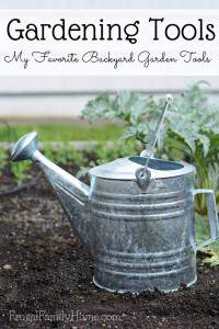 Growing a Garden, My Top 5 Tools