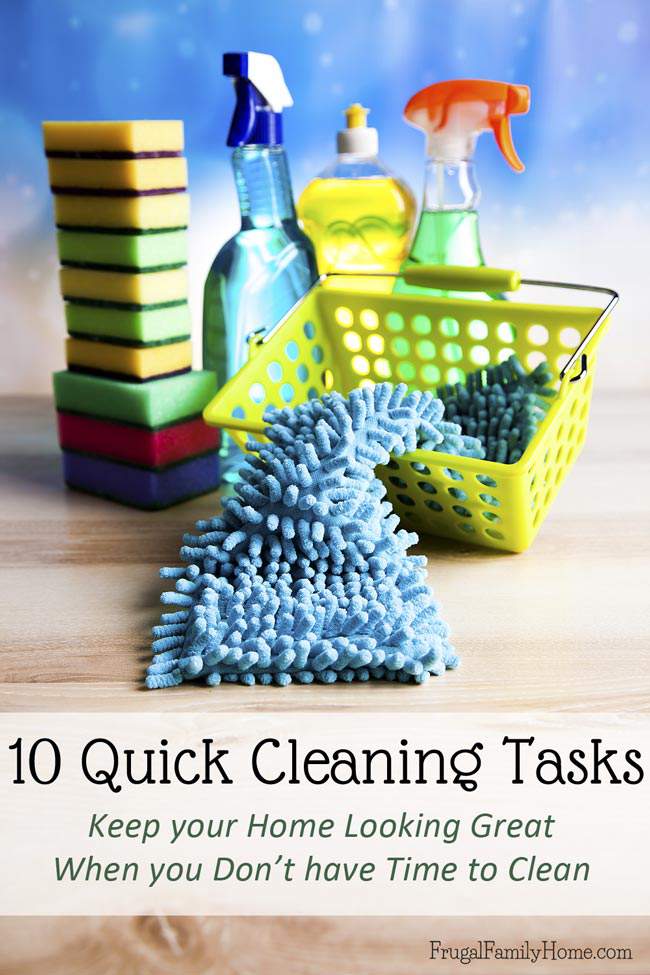 FFH 008: Quick Cleaning Tasks to Keep Your Home Looking Great