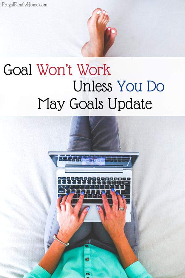 I'm updating my goals from April and sharing what my goal plan will be in May.