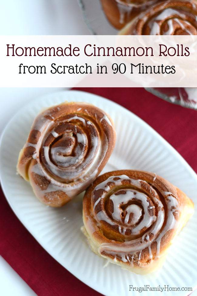 How to Make Cinnamon Rolls from Scratch in Only 90 Minutes