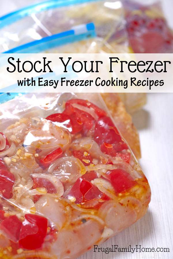 I love to have easy to prepare meal waiting for me in the freezer but I hate once a month cooking too. By making these easy freezer cooking recipes I can have the best of both worlds. Easy to prepare meals waiting in the freezer without having to cook all day long. Make these easy freezer cooking recipes and get your freezer stocked up too.