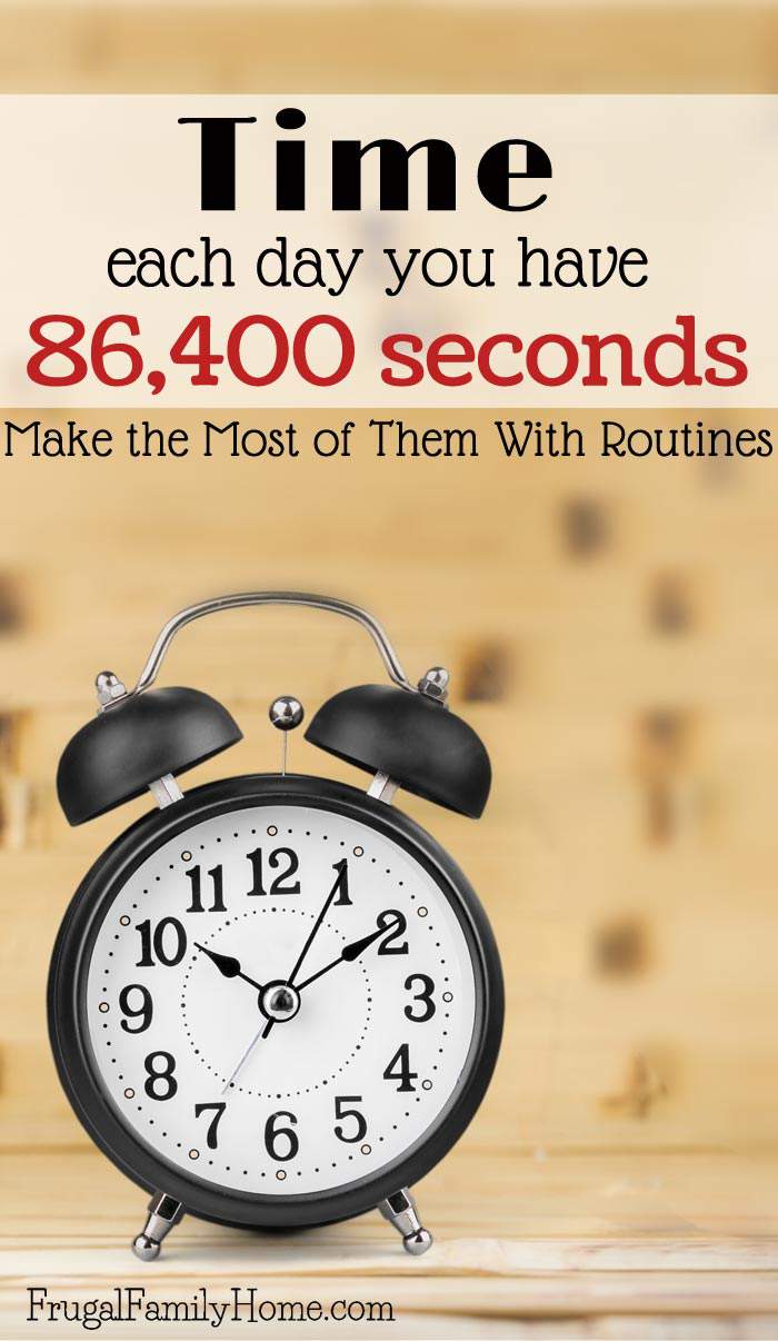 Time is Precious! Each day you are credited with 86,400 seconds, there's no go backs no repeats, you must live in the present and make the most of your day. Don’t drift from one thing to the next instead live intentionally. I’ve found I can make the most of my 86,400 seconds each day with routines. Routines give me more freedom than a traditional schedule but also enough structure to focus me so I can get the most important things done each day. Come see how you can make the most of your day with routines.