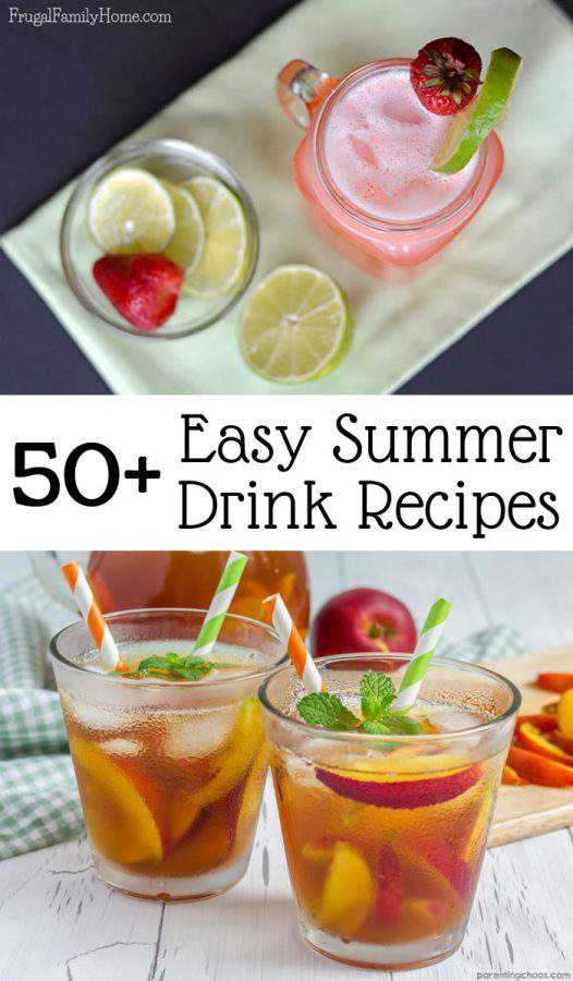 Easy Summer Drinks to Keep You Cool Frugal Family Home