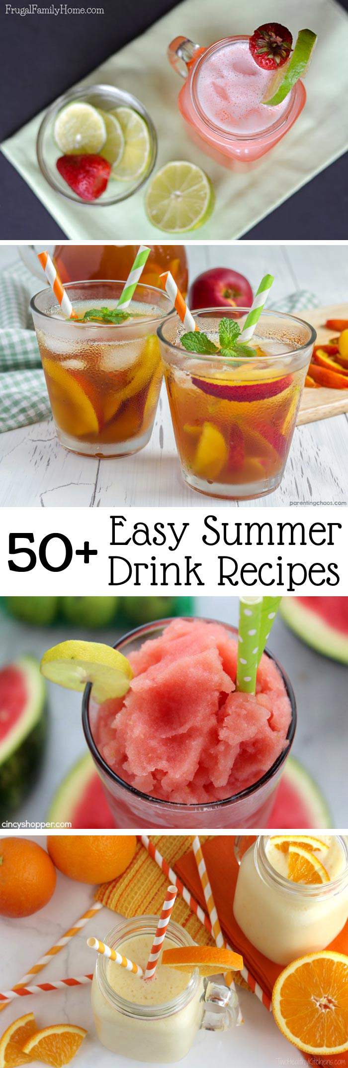 When it’s hot out it good to have a refreshing drink to enjoy and cool down. Quench your thirst with one of these 50+ nonalcoholic drink recipes. This collection of easy recipes are perfect for every day or even for a summer party. Find your new summer favorite from this list.