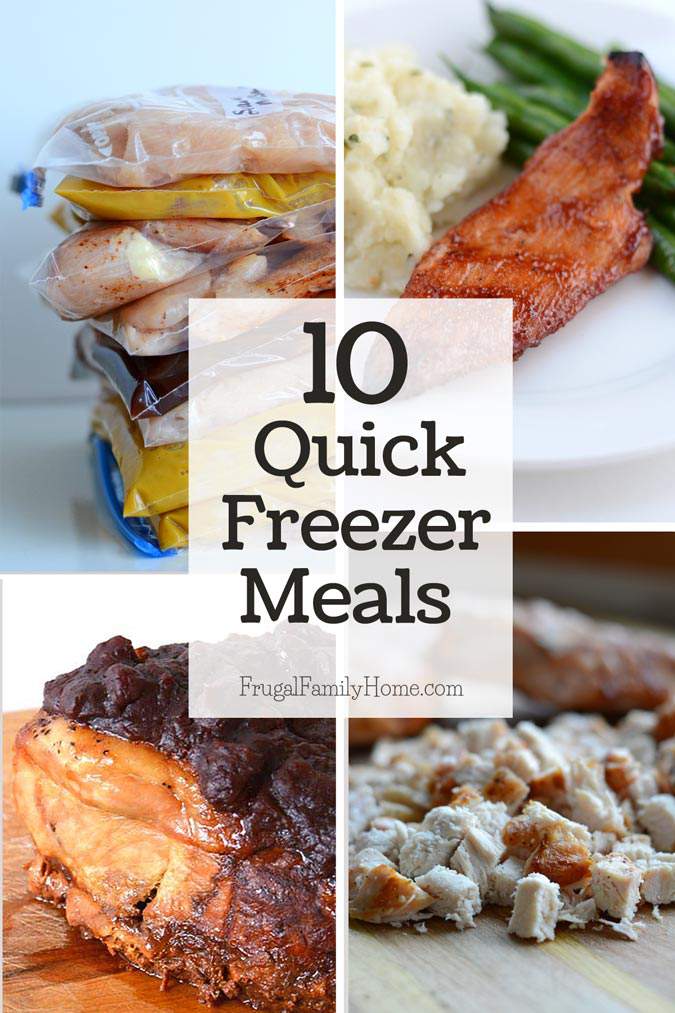 10 Easy and Quick Freezer Meals Your Family will Gobble Up