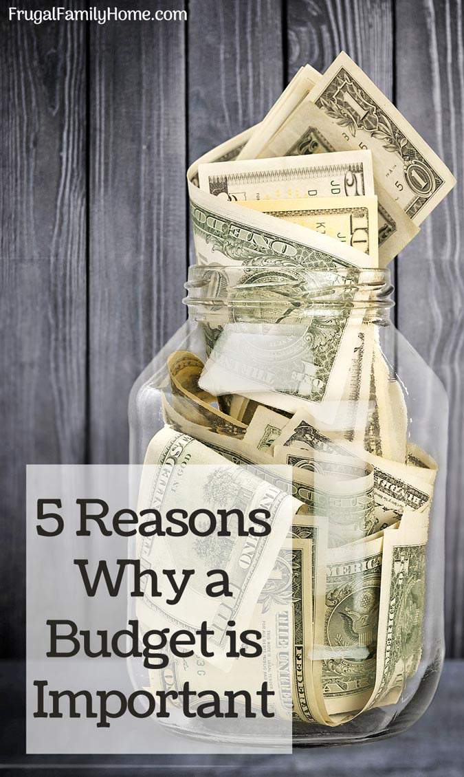 5 Reason Why a Budget Is Important