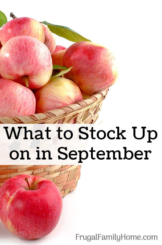 What to Stock Up on in September