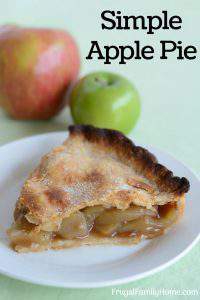 How to Make a Simple Apple Pie with Video Tutorial | Frugal Family Home