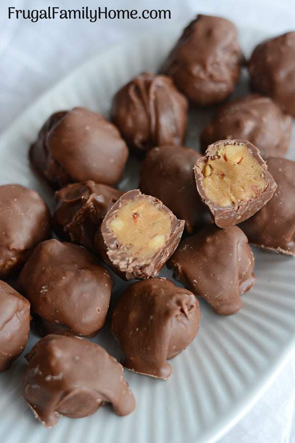 how to make chocolate covered peanut butter balls