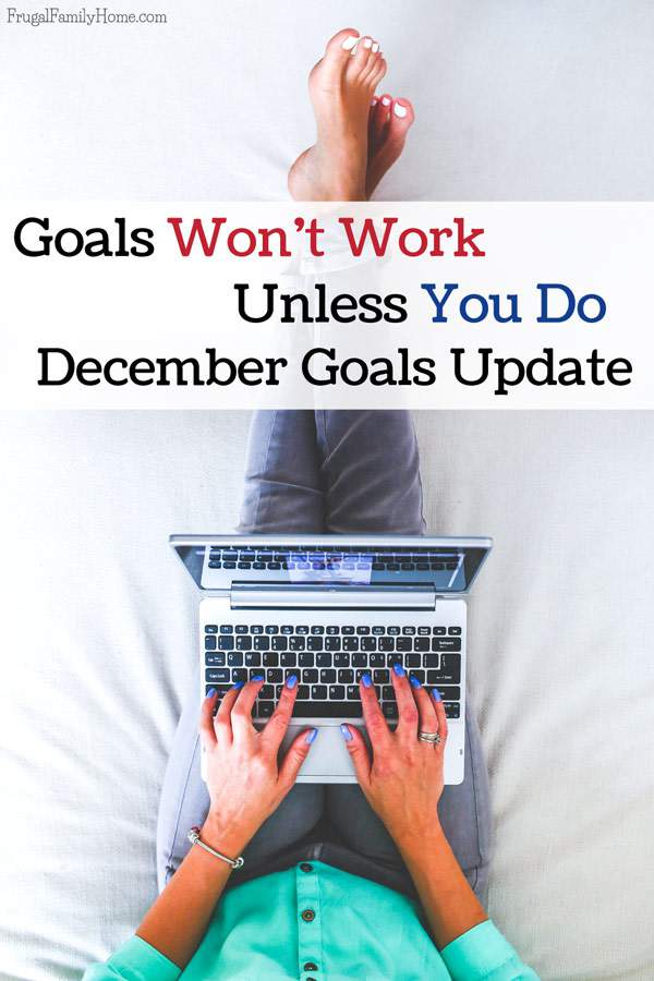 How my November goals went and what's on my goal plan for December.