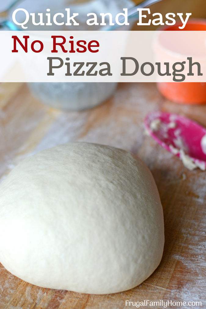 Easy Homemade Pizza Dough Recipe