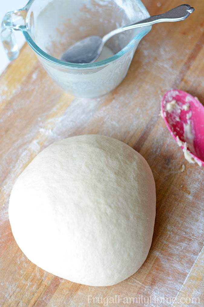 This is a quick and easy pizza dough recipe. It’s quick because it’s a no rise pizza dough. This recipe makes 3 thin crust pizza or 1-2 thick crust pizzas. We think it’s the best pizza dough recipe of all.