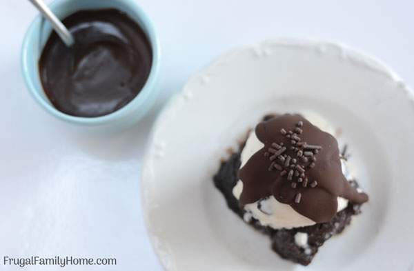 A yummy hot fudge brownie ice cream sundae that super easy to make. The shocking thing is how much you can save by making this at home instead of ordering one while eating out. You’ll never want to overspend on dessert out again.