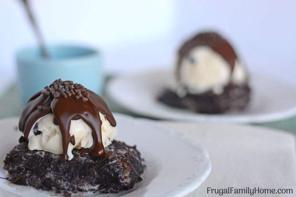 A yummy hot fudge brownie ice cream sundae that super easy to make. The shocking thing is how much you can save by making this at home instead of ordering one while eating out. You’ll never want to overspend on dessert out again.