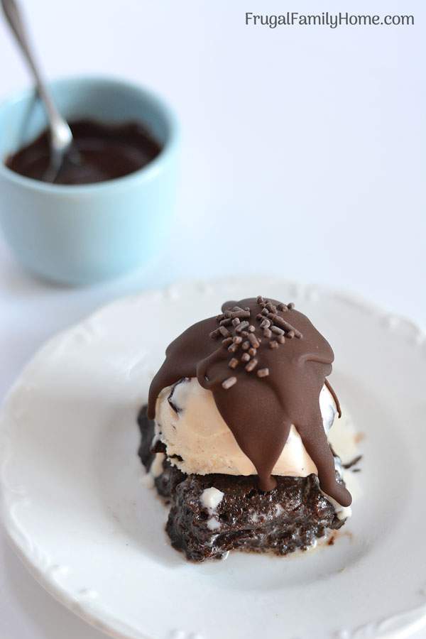 A yummy hot fudge brownie ice cream sundae that super easy to make. The shocking thing is how much you can save by making this at home instead of ordering one while eating out. You’ll never want to overspend on dessert out again.