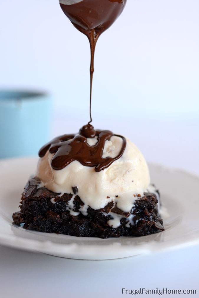 A yummy hot fudge brownie ice cream sundae that super easy to make. The shocking thing is how much you can save by making this at home instead of ordering one while eating out. You’ll never want to overspend on dessert out again.