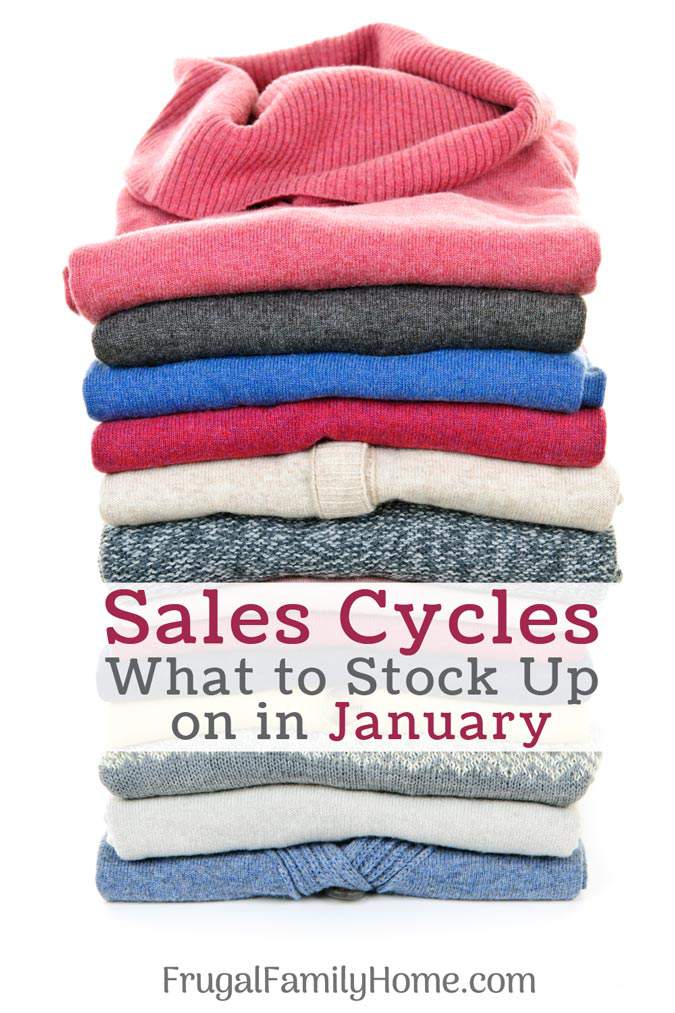 Grocery Store Sales Cycles, what to buy in January ~ a quick list of items that are on sale, marked down or on clearance in January. Save money by stocking up on items while they are on sale that you need.