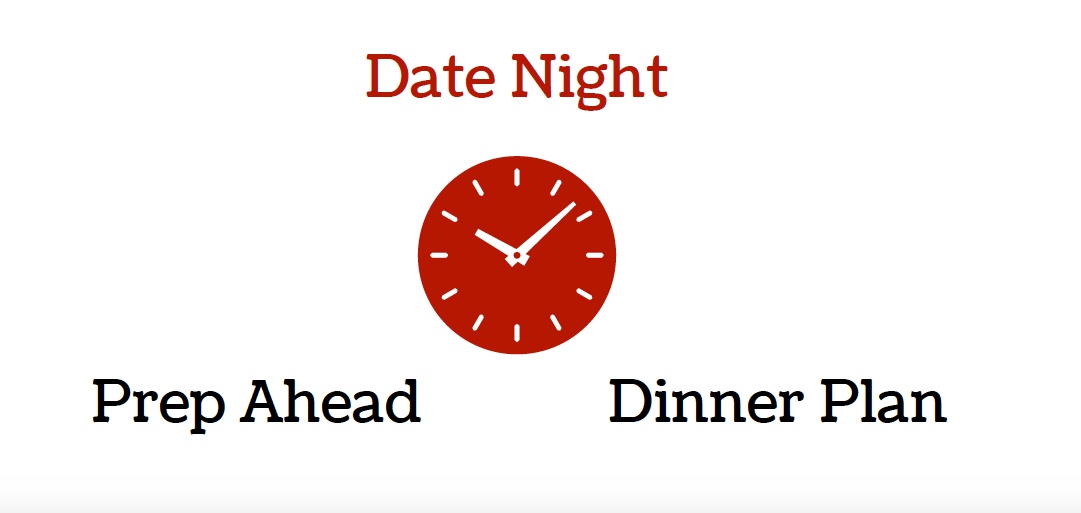 date night prep ahead dinner plan printable