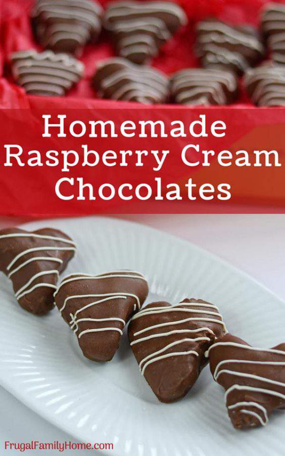 How to Make Raspberry Cream Chocolates at Home Frugal Family Home
