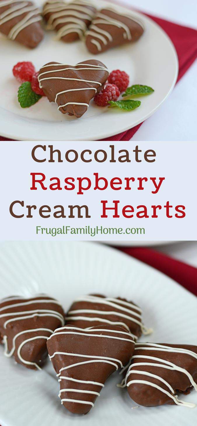 The pin for the raspberry cream hearts