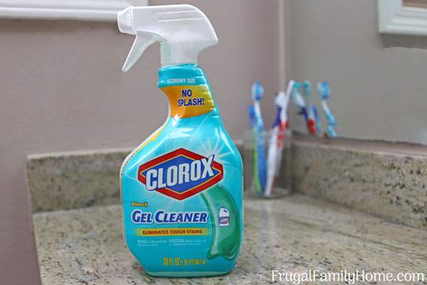 The best bathroom cleaner bleach gel spray