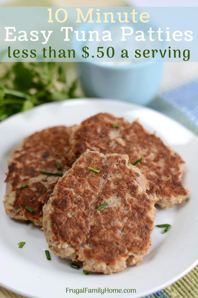 How to Make Tuna Patties, A Quick and Frugal Recipe at $.50 a Serving