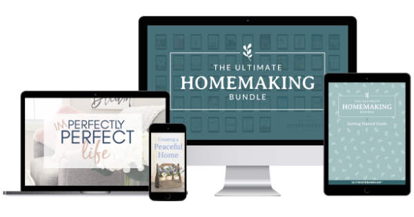 The homemaking bundle has courses, ebooks and more.