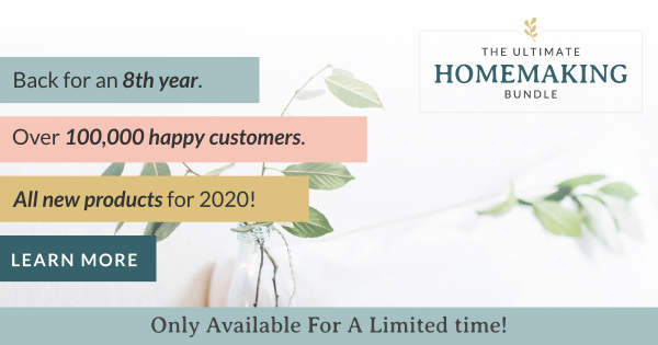 Get the 2020 homemaking bundle.