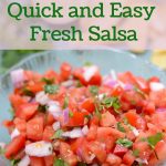 Fresh salsa recipe banner