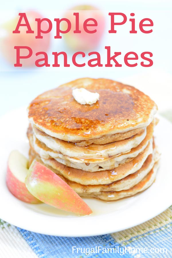The Best Apple Pancake Recipe, Dairy Free and Vegan