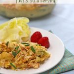 How to make tuna casserole with serving suggestion in photo