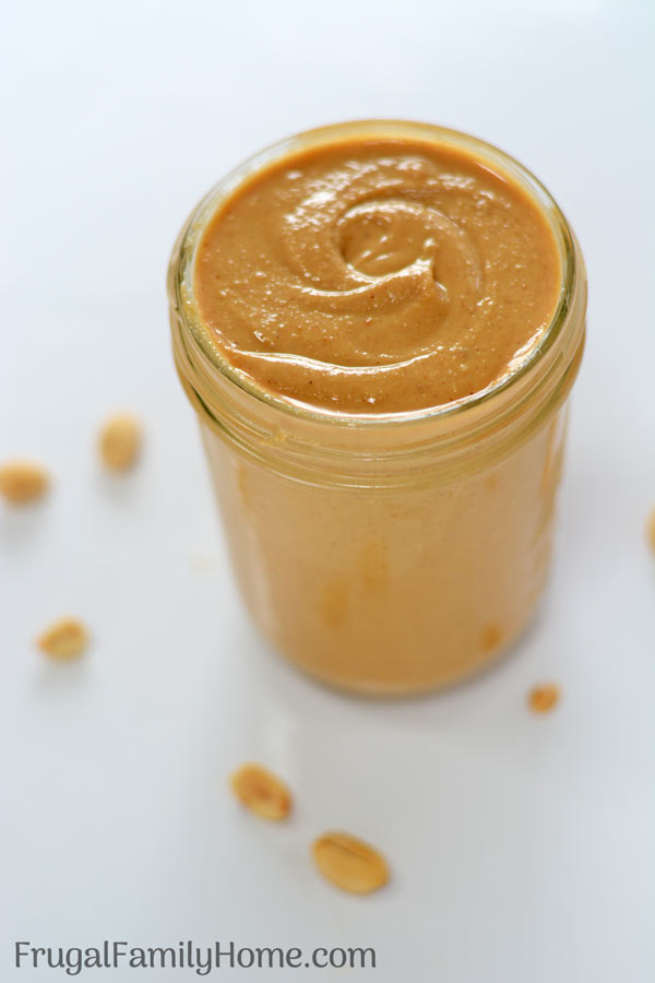 Yummy peanut butter in a jar homemade peanut butter