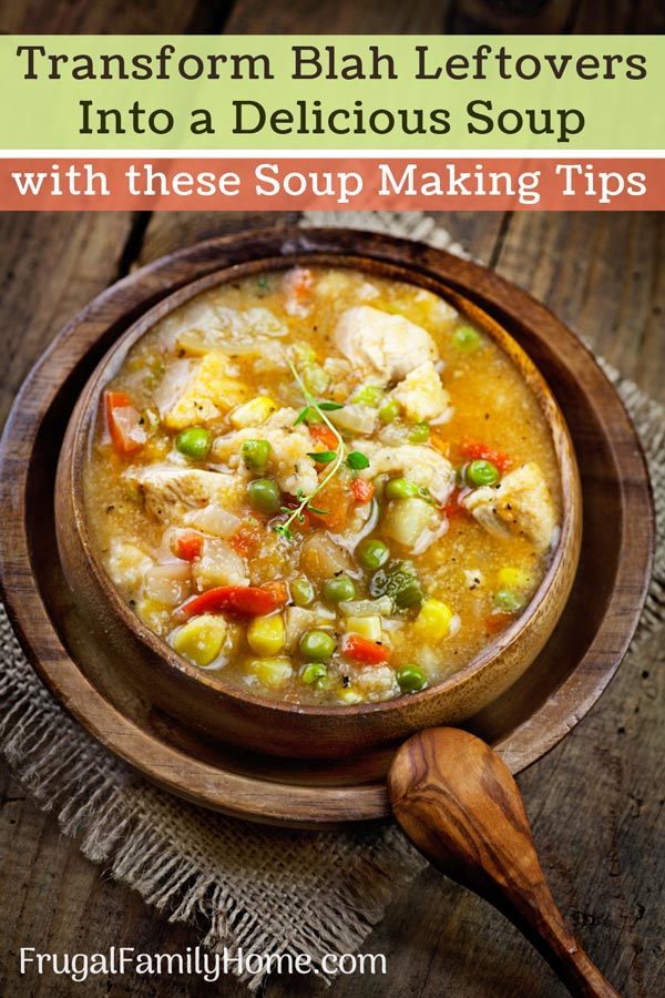 How to make Chicken soup from leftovers.