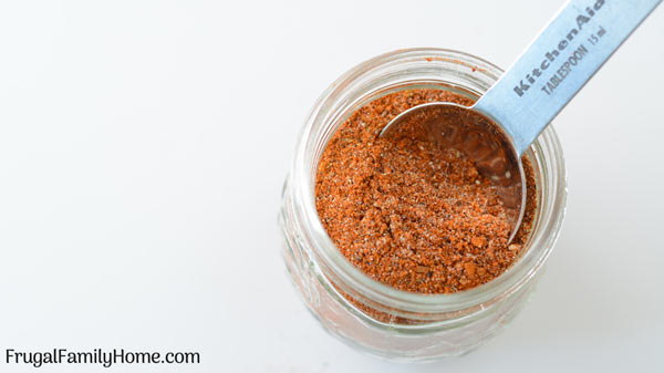 The homemade taco seasoning recipe