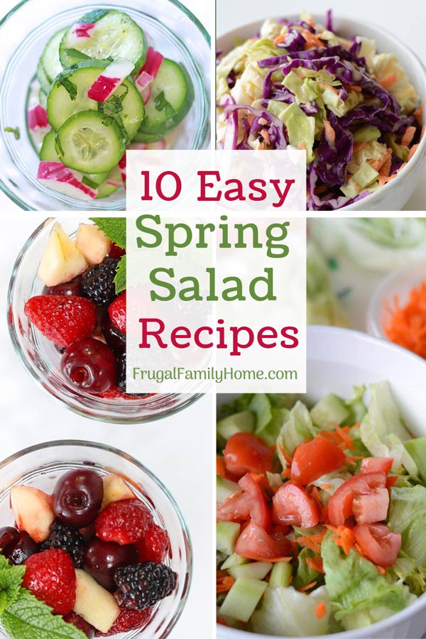 Spring salad recipe that are easy to make