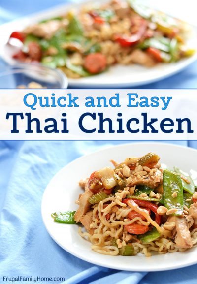 Thai Chicken Stir Fry Recipe, A Quick and Easy Dinner Idea