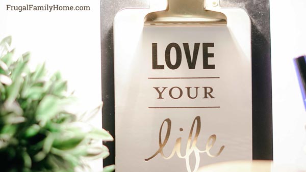 Love your life sign