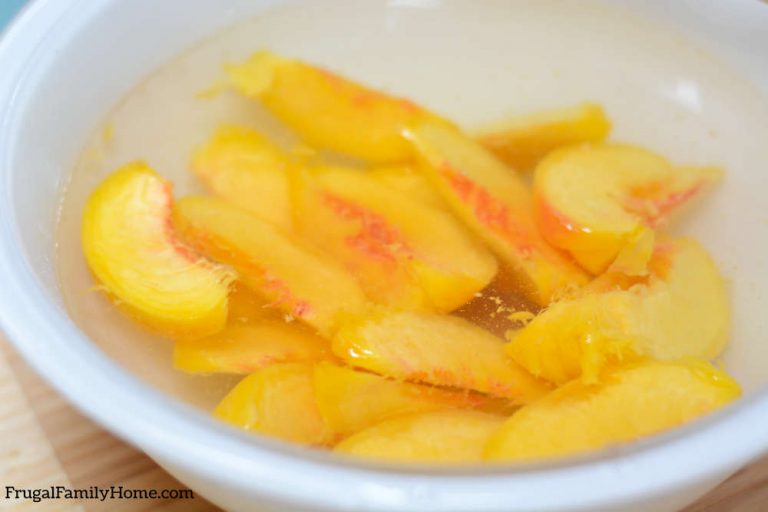 Freezing Peaches, How to Easily Freeze Peaches Frugal Family Home