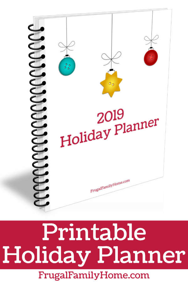 The 2019 Printable Holiday Planner