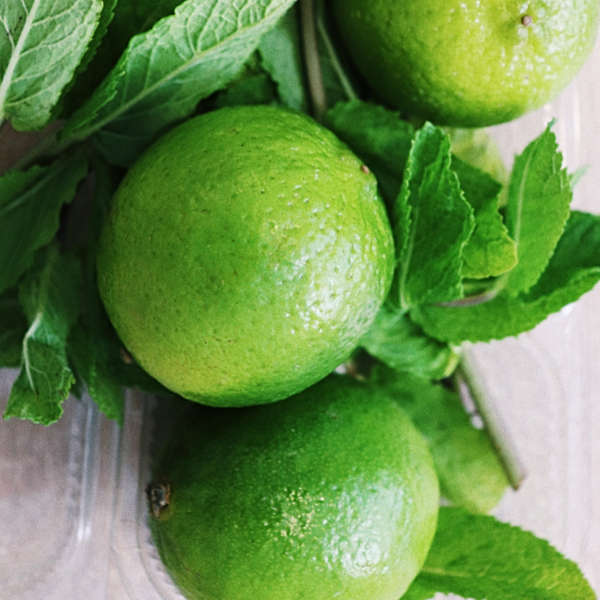 a bunch of limes.