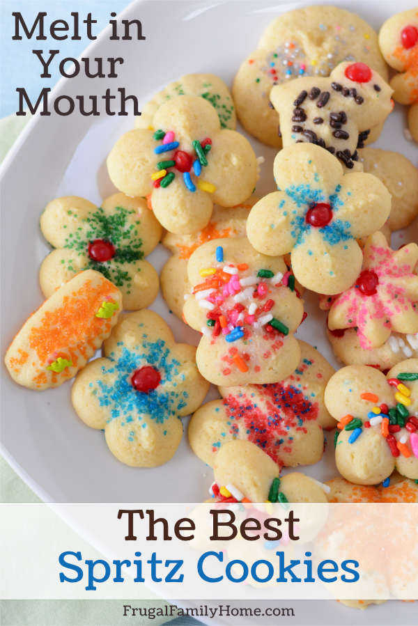 Spritz Cookies on a Plate