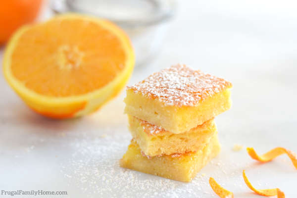 delicious orange cookie bars